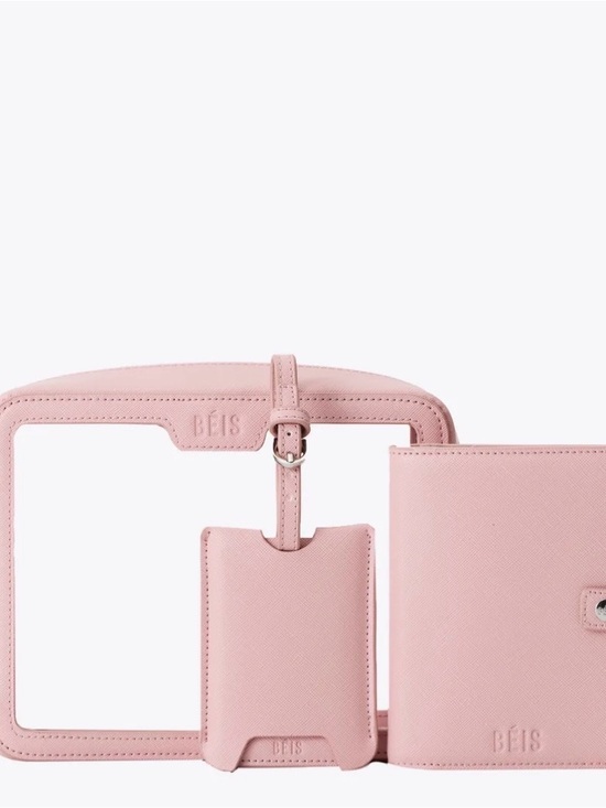 BEIS Accessories - BEIS Blush Pink Travel Accessory Set